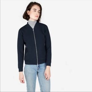 Everlane Street Fleece Bomber womens size small